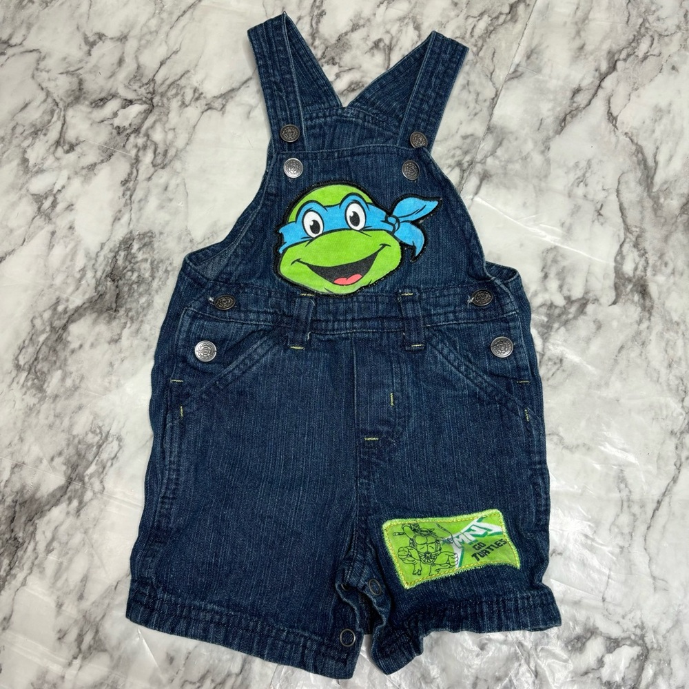 vintage Ninja turtles overalls